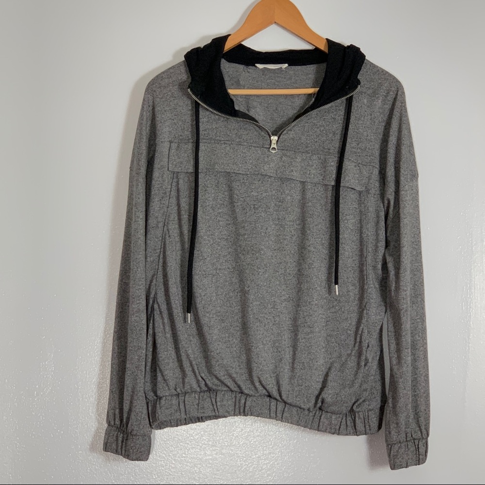 Zara Grey Lightweight Hoodie
